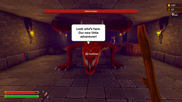 Pictured: A gameplay screenshot from The RPG.