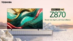 The Toshiba Z870 MiniLED 4K TV has been designed for gamers. (Image source: Toshiba)