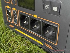 Three 230 V sockets