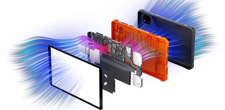 The cooling system is designed to prevent throttling. (Image source: Blackview)