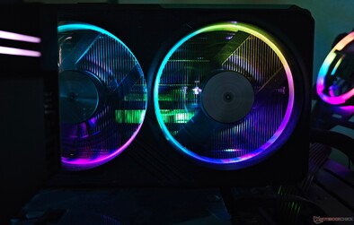 RGB effects on the fans