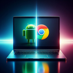 Google might soon transition ChromeOS to Android. (Image Source: AI generated)