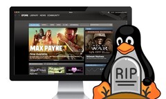 This could well be the end of the road for Steam and Ubuntu. (Image source: Omg! Ubuntu!)