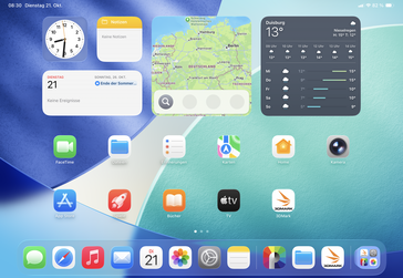 iPadOS 26 with Liquid Glass design