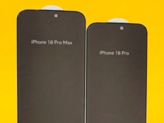 Leaked iPhone 18 Pro and 18 Pro Max screen protectors.