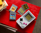 The Lego Game Boy ships with Super Mario and Zelda buildable cartridges in the box. (Image source: Lego)