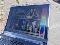 Outdoors under sunlight