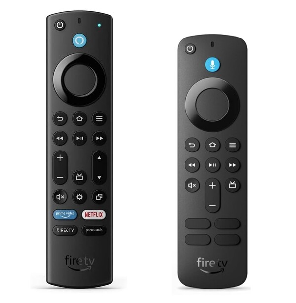 Alexa Voice Remote Enhanced (L) and Alexa Voice Remote (L). (Image source: Amazon)