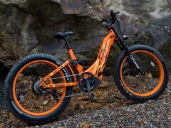 The Cyrusher Trax all-terrain e-bike has a step-through frame. (Image source: Cyrusher)