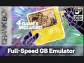 Cover art for the Crank Boy emulator announcement for the Playdate