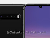 The LG G9 ThinQ, or is it? (Image source: @OnLeaks)