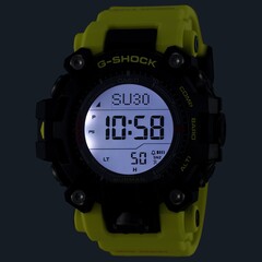 The Casio G-Shock Mudman GW9500MRY-1A9 has an altimeter, barometer, and compass as a part of its Triple Sensor tech. (Image source: Casio)