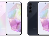 The Galaxy A35 5G is available to buy in Lilac and Navy in the US. (Image source: Samsung)