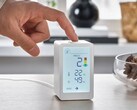 The IKEA VINDSTYRKA smart air quality sensor can be controlled via an app. (Image source: IKEA)