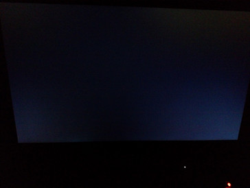 Backlight bleed along bottom bezel, left of center.