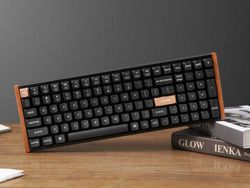 Keychron K4 HE black and rosewood Special Edition colourway. (Image source: Keychron)