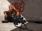 Artwork showing a rendition of GTA IV's Nico Bellic with a sniper rifle (image source: Rockstar Games)