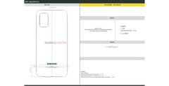 A schematic for the upcoming Samsung phone. (Source: FCC via NashvilleChatter)
