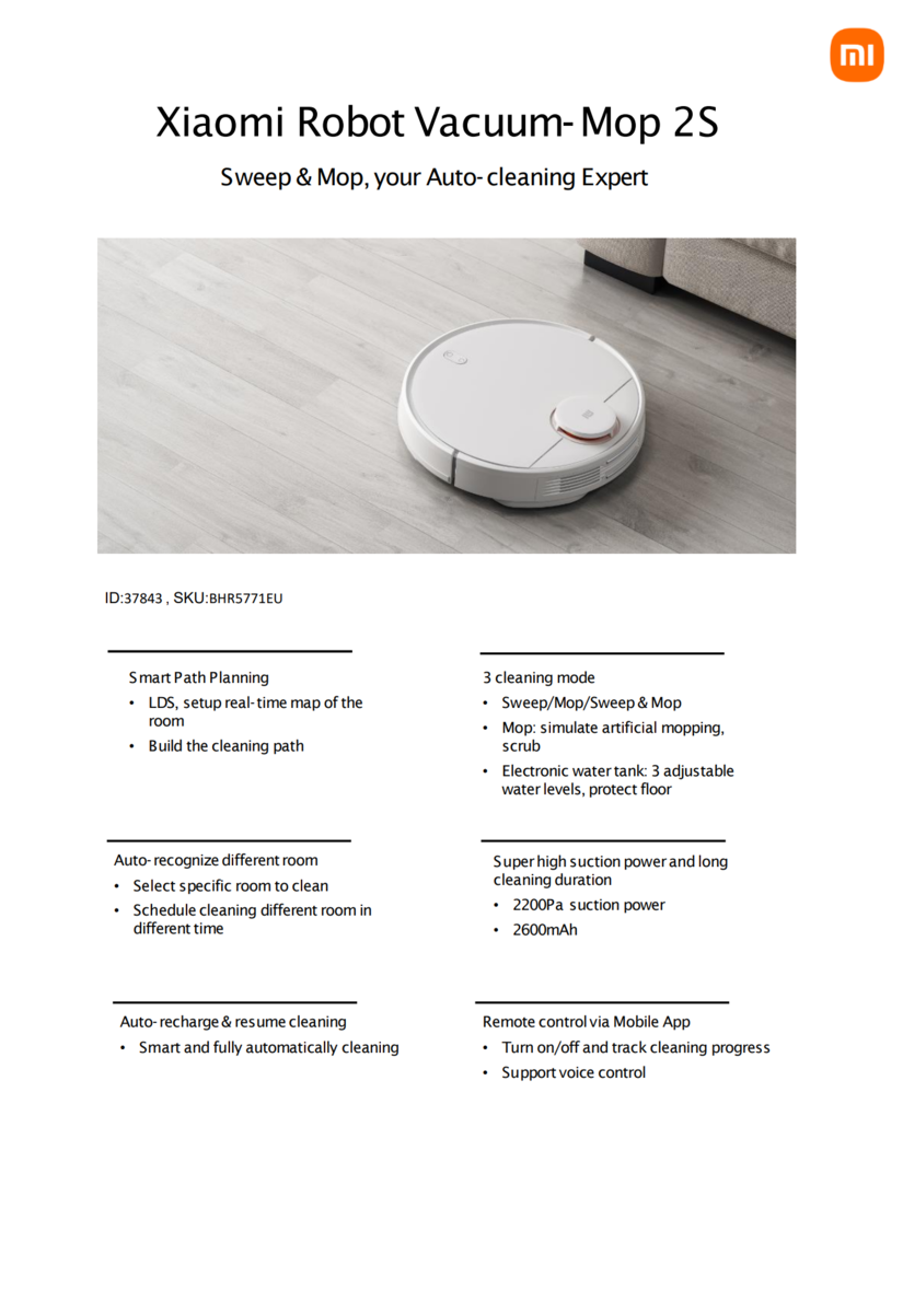 Xiaomi launches the Mi Robot Vacuum-Mop 2 series in Europe from €299 -  NotebookCheck.net News