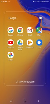 Preinstalled Google apps