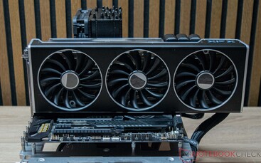 XFX Speedster MERC 310 Radeon RX 7900 XTX Black Edition during the noise level measurements