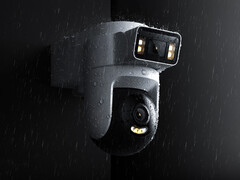 Smart Solar Camera 4 Pro Dual-Camera Edition is now available to purchase. Pictured: a promo picture highlighting the IP66 ratiang.