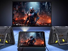 Active 12 Pro: Rugged tablet comes with projector. (Image source: Blackview)