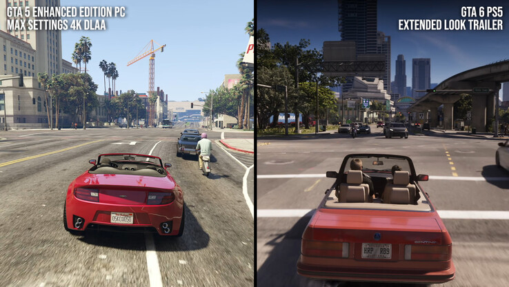 Grand Theft Auto V Enhanced Edition uses a fairly similar RT implementation as GTA VI, but reflections are noticeably better on PC. This doesn't tell the full story, though.