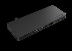 The USB-C Slim Travel Dock will arrive the same month as the more expensive USB-C Dual Display Travel Dock. (Image source: Lenovo)