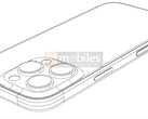 The iPhone 16 Pro is rumoured to have a total of five hardware buttons. (Image source: 91mobiles)