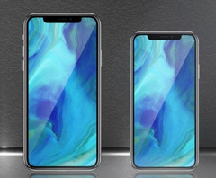 The 6.5-inch and 5.8-inch OLED iPhones expected to be released in 2018. (Source: KGI Securities)