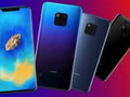 A render showing all the leaked color options for the Mate 20 Pro. (Source: gizmochina.com)