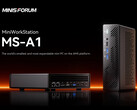 The new Minisforum MS-A1 comes with a CPU upgrade but a GPU downgrade. (Image source: Minisforum)