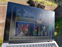 Outdoors under sunlight