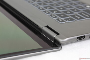 Lid can only almost the full 180 degrees unlike on the XPS 16