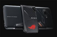 The ROG phone has multiple USB ports to support accessories like this one. (Source: Android Authority)