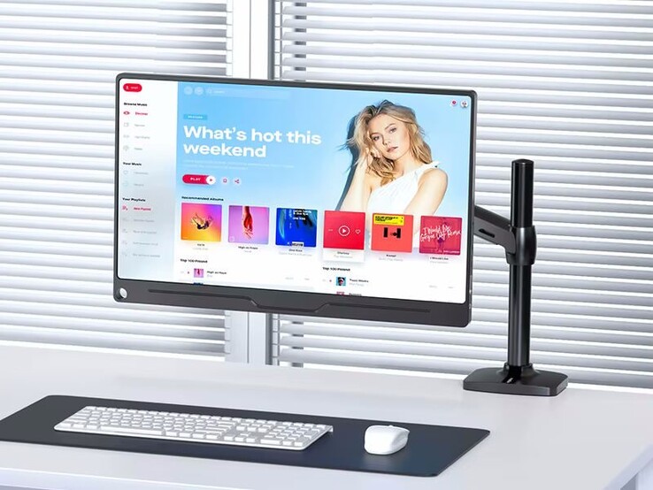 The monitor is compatible with VESA mounts (Image source: Uperfect)