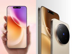 Vivo X300 and X300 Pro showing front and rear designs with Zeiss camera module (Image source: Vivo)