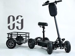 Zebra09: e-scooter on four wheels