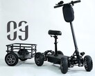 Zebra09: e-scooter on four wheels