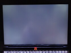 Moderate backlight bleeding (enhanced for illustration purposes)