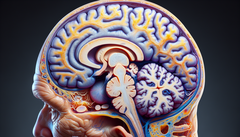 Brain affected by Alzheimer's (Image source: Generated using DALL·E 3)