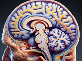 Brain affected by Alzheimer's (Image source: Generated using DALL·E 3)