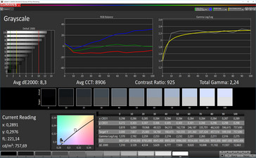 Grayscale (target color space: P3)