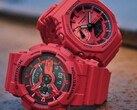 The new red Casio G-Shock watches (pictured) are now available in the US. (Image source: Casio)
