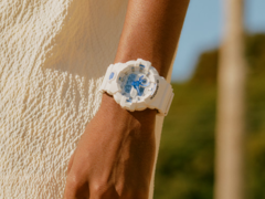 The Casio G-Shock Hidden Glow watches, including the GA-700HDS-7A (pictured), have been released in Europe. (Image source: Casio)