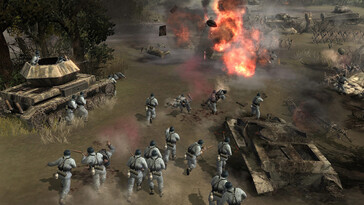 Pictured: A gameplay screenshot from Company of Heroes.