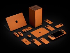 The Dbrand Cosmic Orange skin is available for a wide range of devices. (Image source: Dbrand)