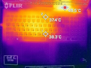 Heat generation top side (load)