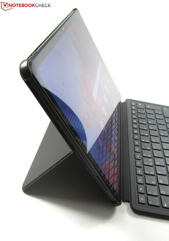 The Lenovo Tab P12 with the Lenovo Keyboard Pack